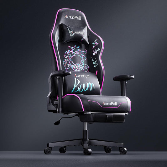 What Can a Black Fabric Gaming Chair Do to Help Prevent Fatigue During Long Gaming Sessions? - AutoFull Official