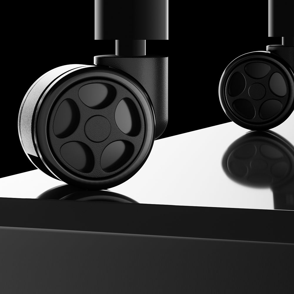 PU-wrapped mute wheels