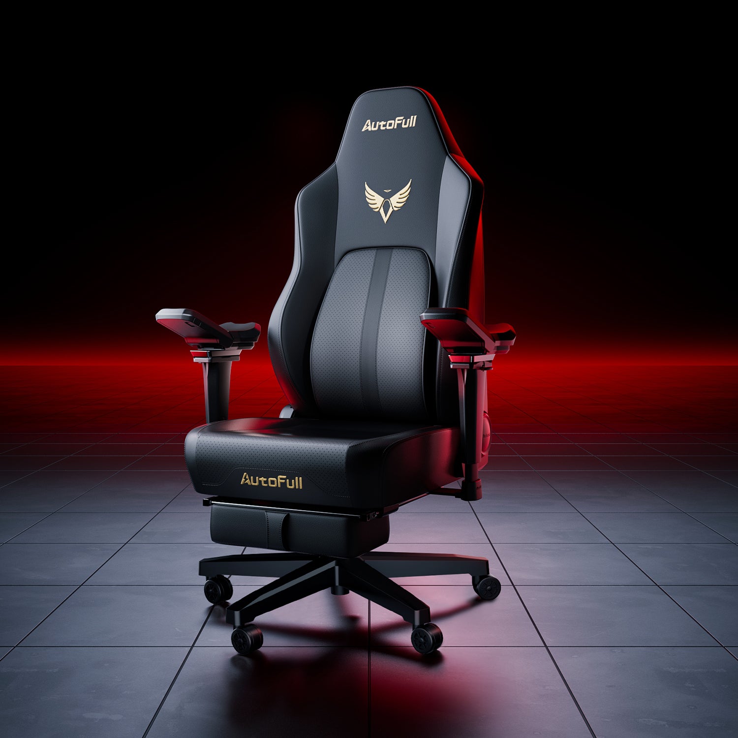 AutoFull M6 Gaming Chair, Premium, with Footrest