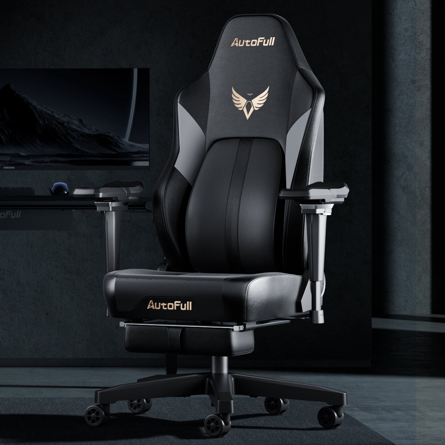 AutoFull M6 Pro Gaming Chair （Ventilation & Heating Cushion）