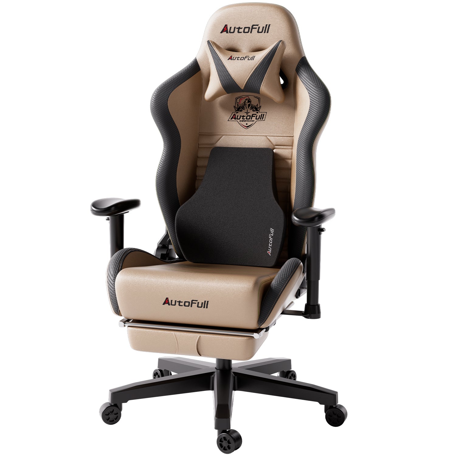 AutoFull C3 gaming chair（Ergonomic Lumbar Pillow)