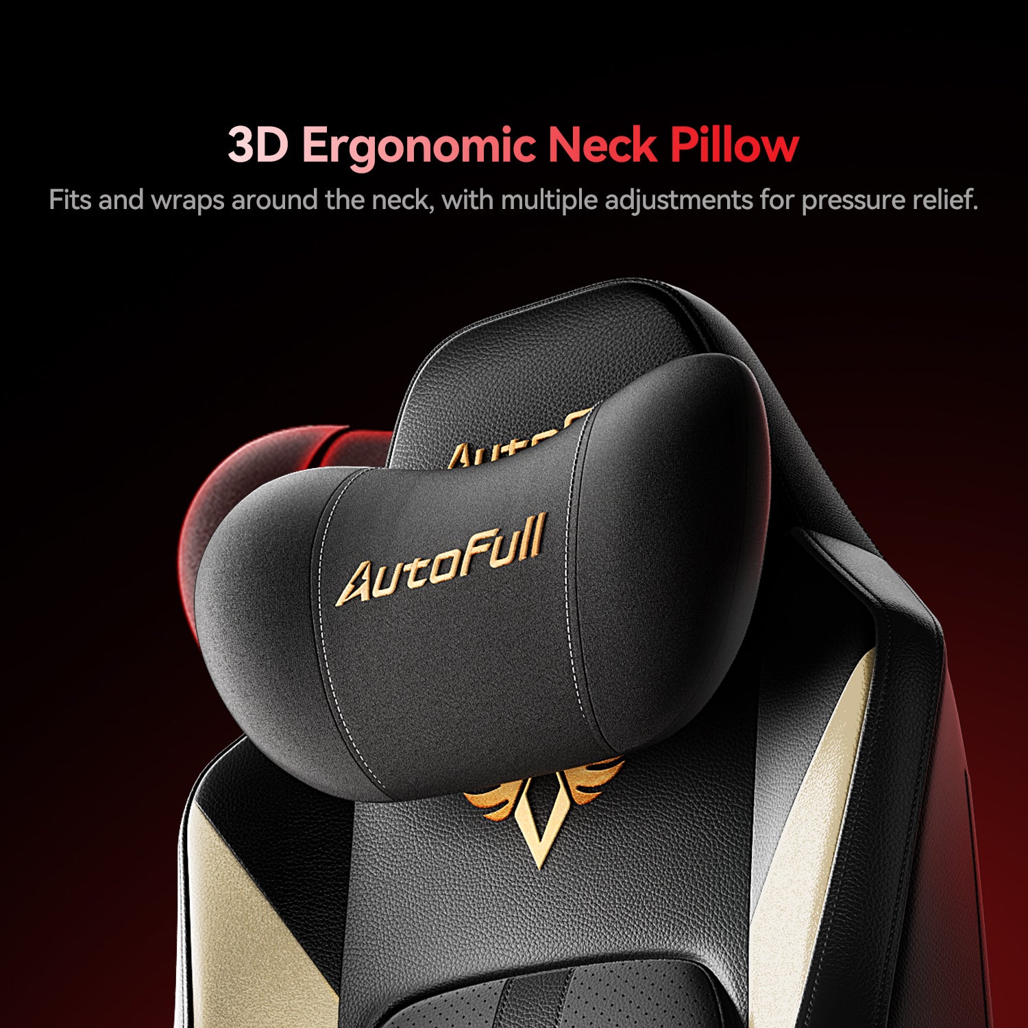 AutoFull M6 Ultra Black Gaming Chair (Massage)