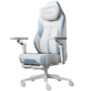 AutoFull M6 Ultra White Gaming Chair with Massage AutoFull