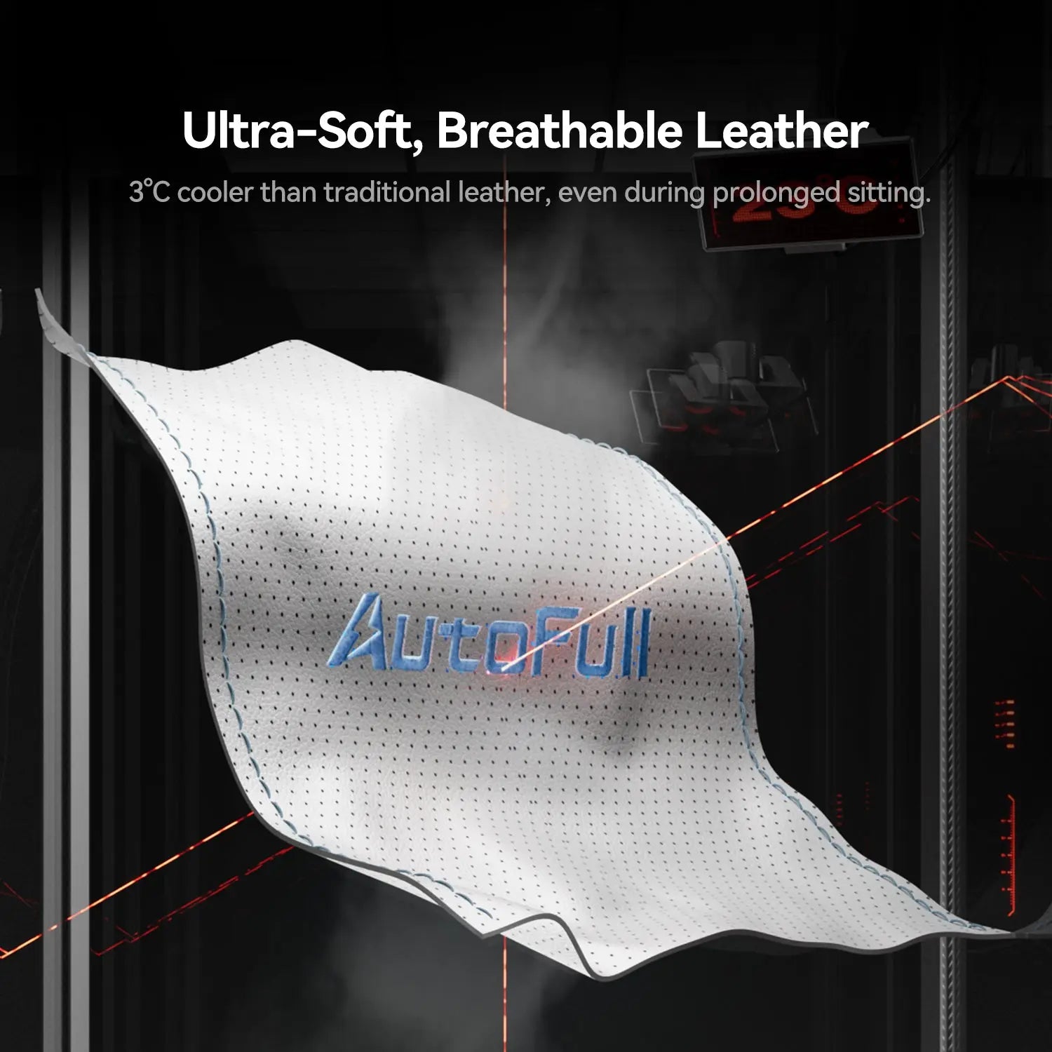 AutoFull M6 Ultra White Gaming Chair AutoFull