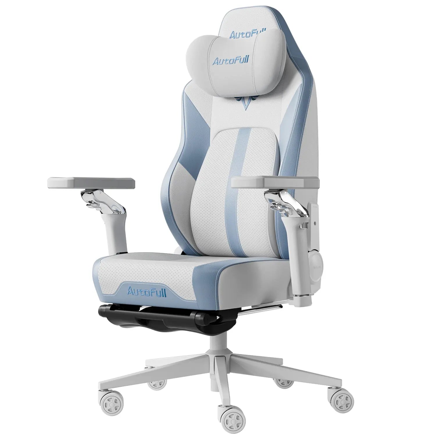 AutoFull M6 Ultra White Gaming Chair AutoFull