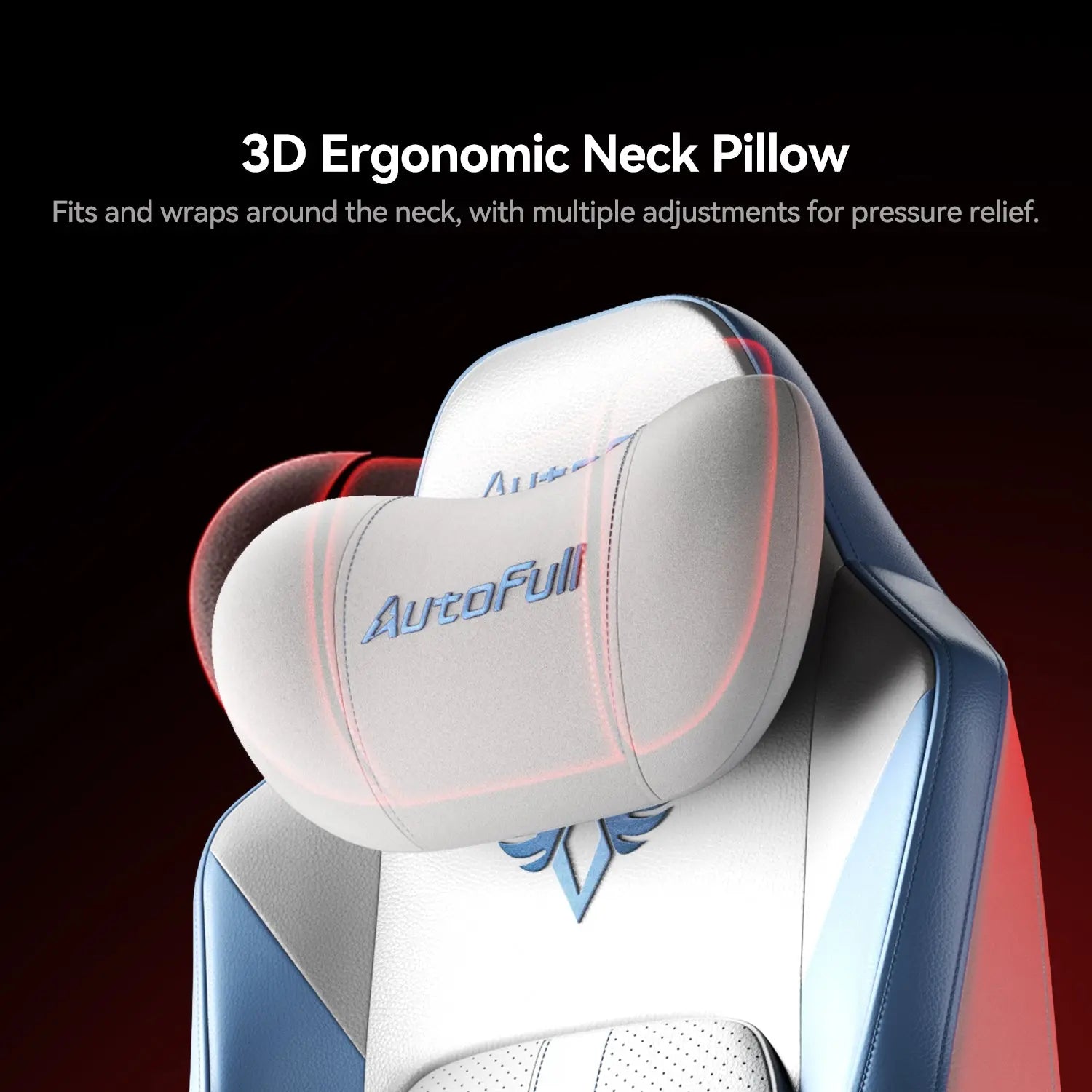 AutoFull M6 Ultra White Gaming Chair AutoFull