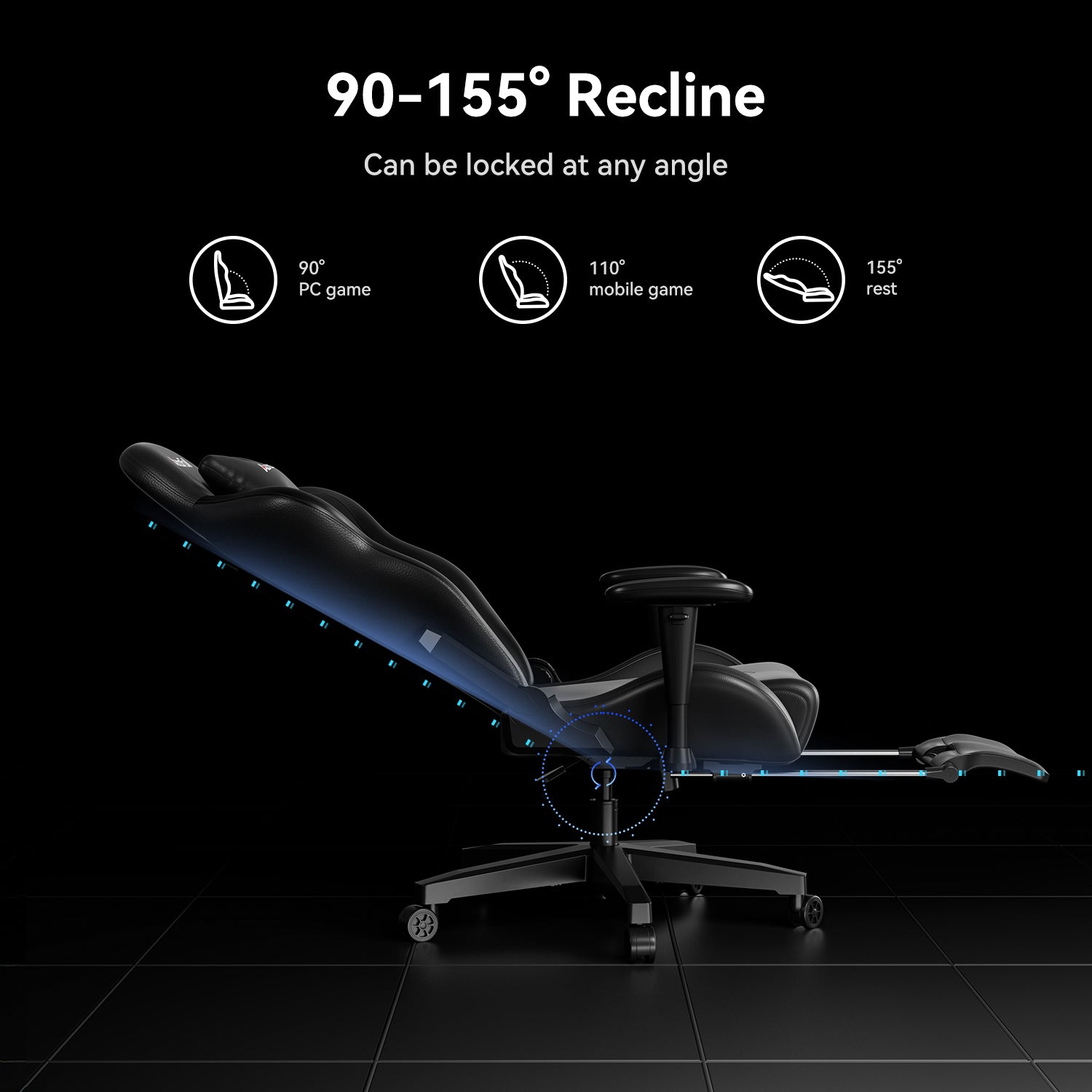 AutoFull C3 gaming chair（Ergonomic Lumbar Pillow)