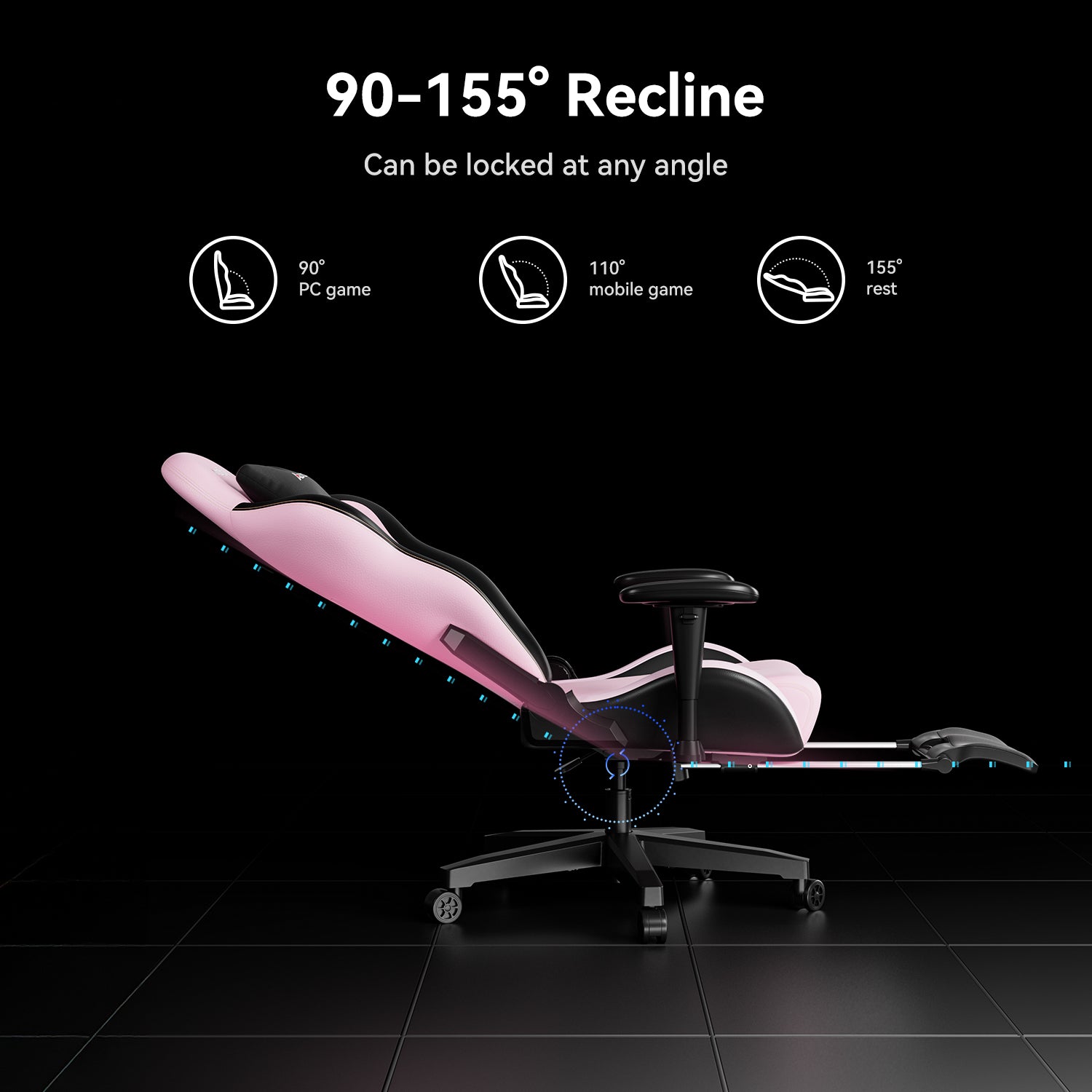 AutoFull C3 gaming chair（Ergonomic Lumbar Pillow)