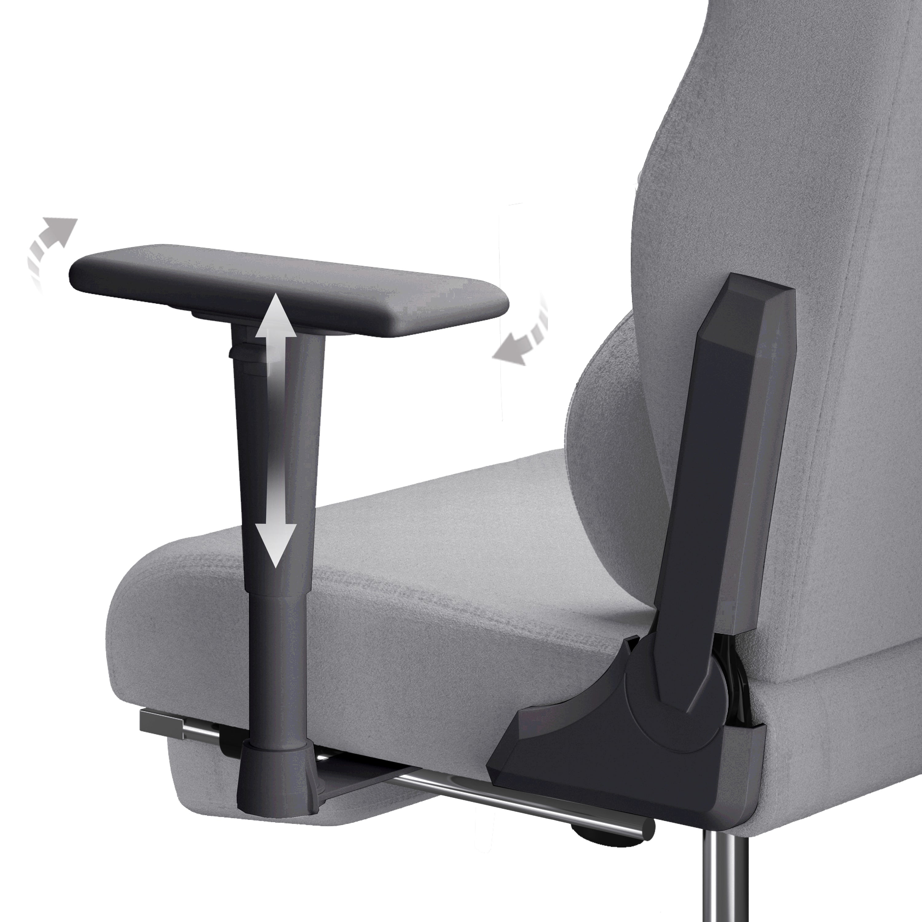 AutoFull C3 Gaming Chair, Fabric Material, With Footrest