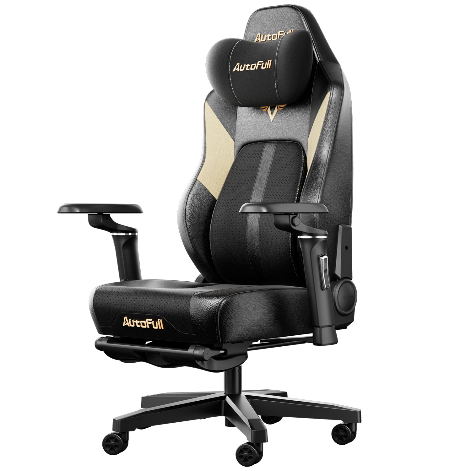 AutoFull M6 Ultra Black Gaming Chair (Massage)