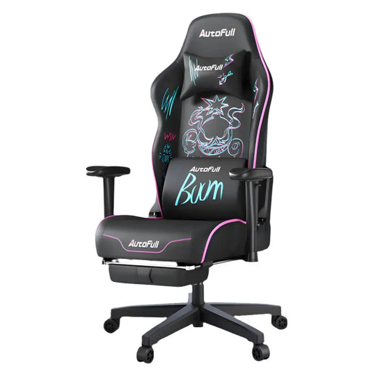 Pink gaming chair best sale autofull