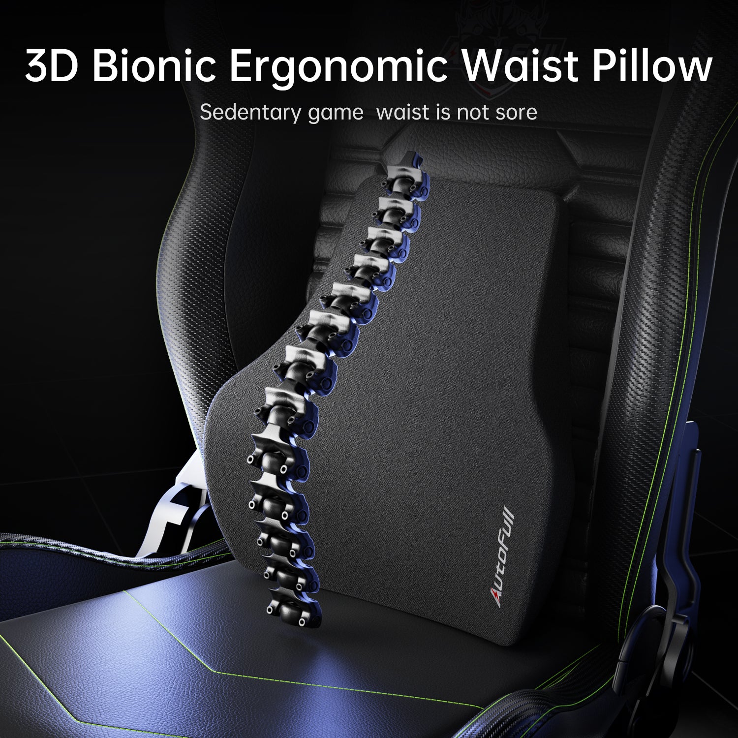 AutoFull C3 gaming chair（Ergonomic Lumbar Pillow)