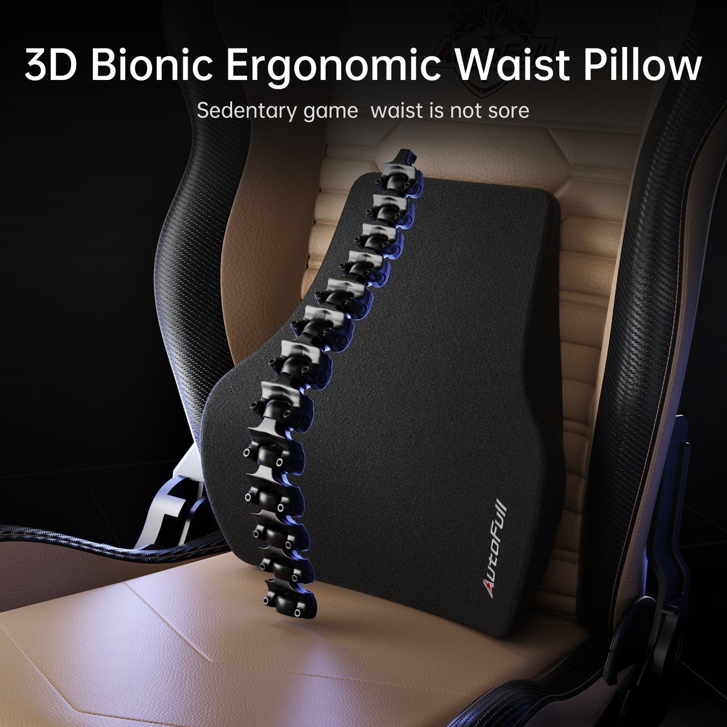 AutoFull C3 gaming chair（Ergonomic Lumbar Pillow)