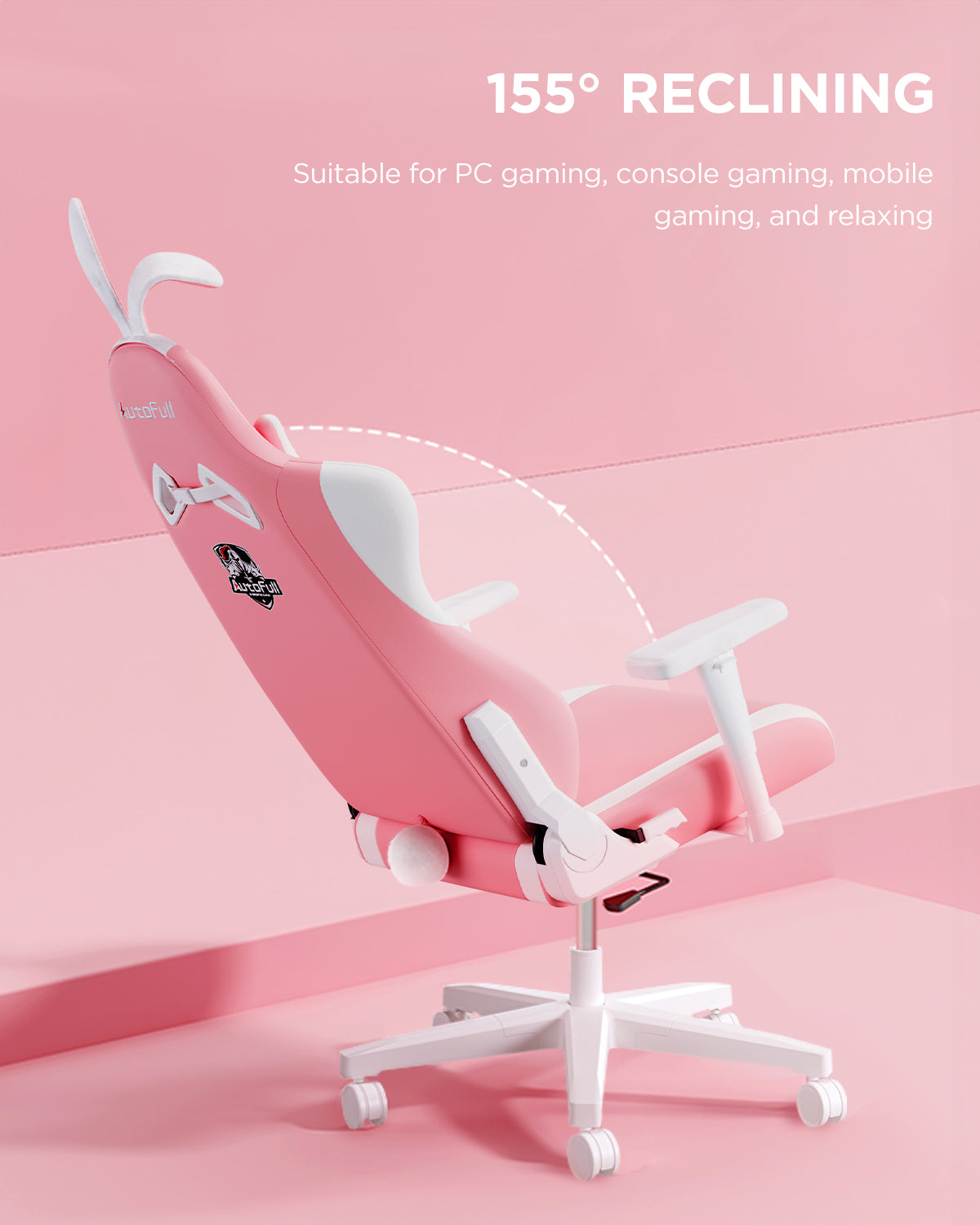 AutoFull C2 Pink Bunny Gaming Chair