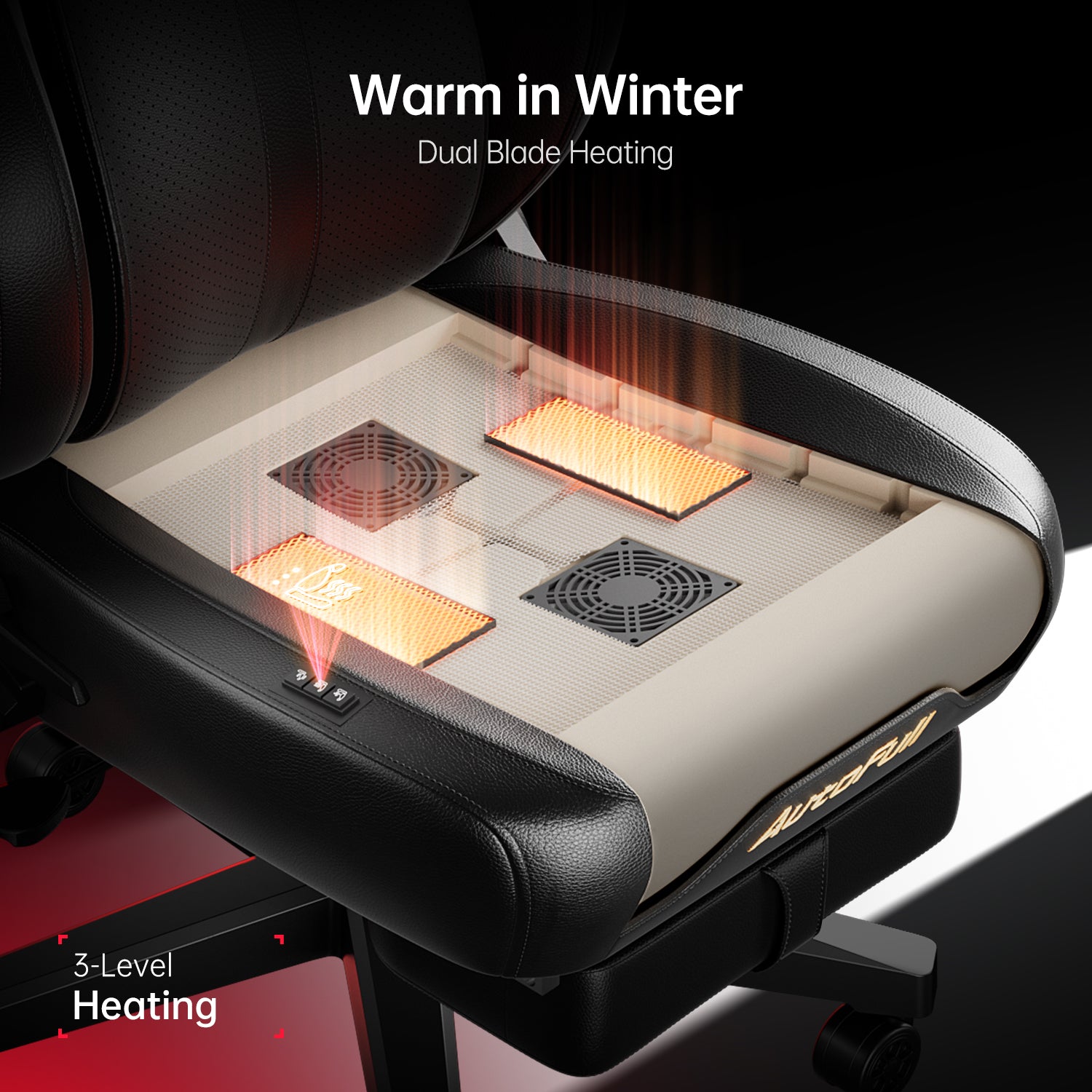 AutoFull M6 Pro Gaming Chair （Ventilation & Heating Cushion）