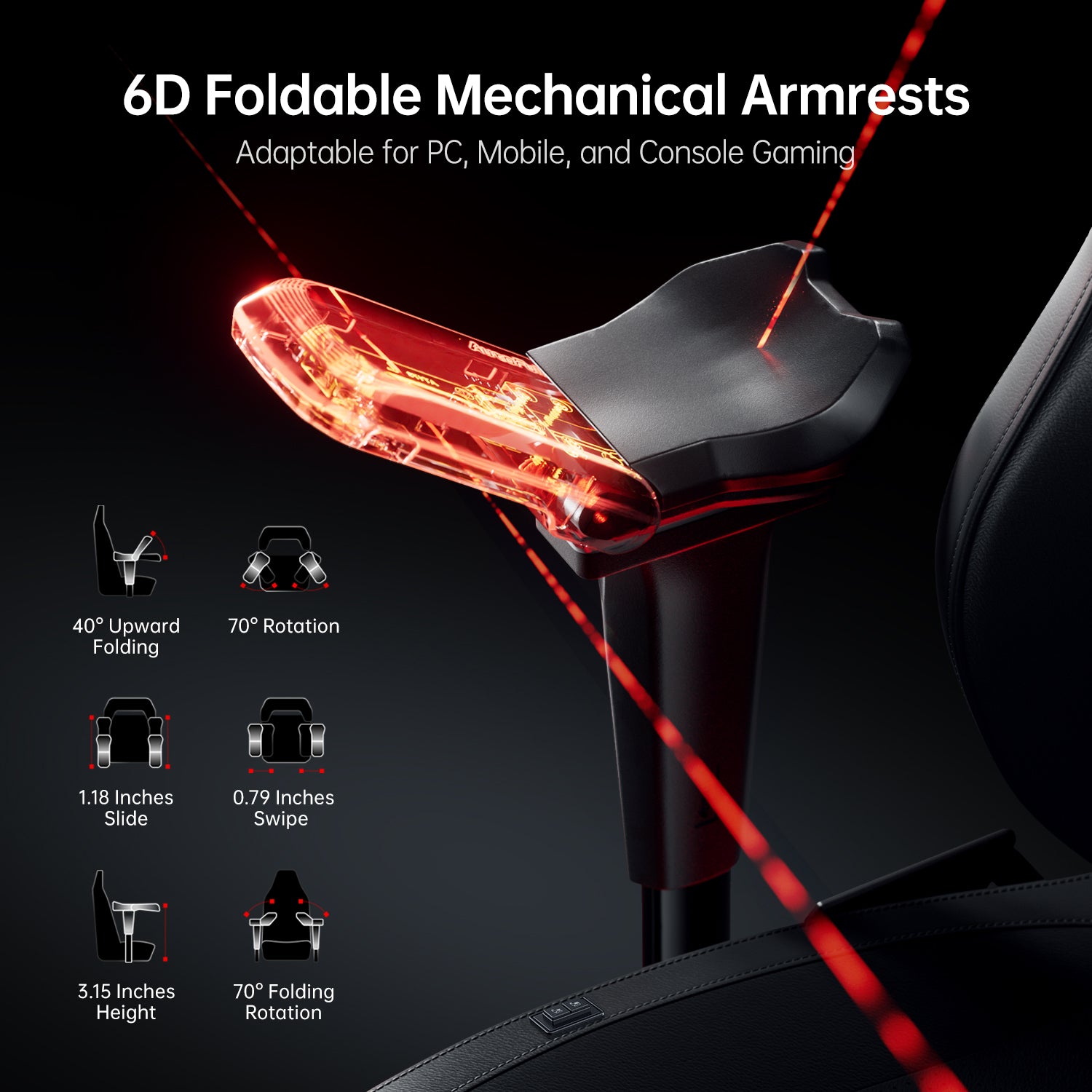 AutoFull M6 Elite Gaming Chair ( 6D Armrests)