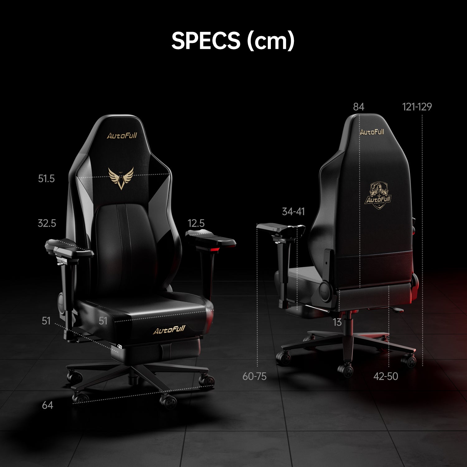 AutoFull M6 Pro Gaming Chair （Ventilation & Heating Cushion）