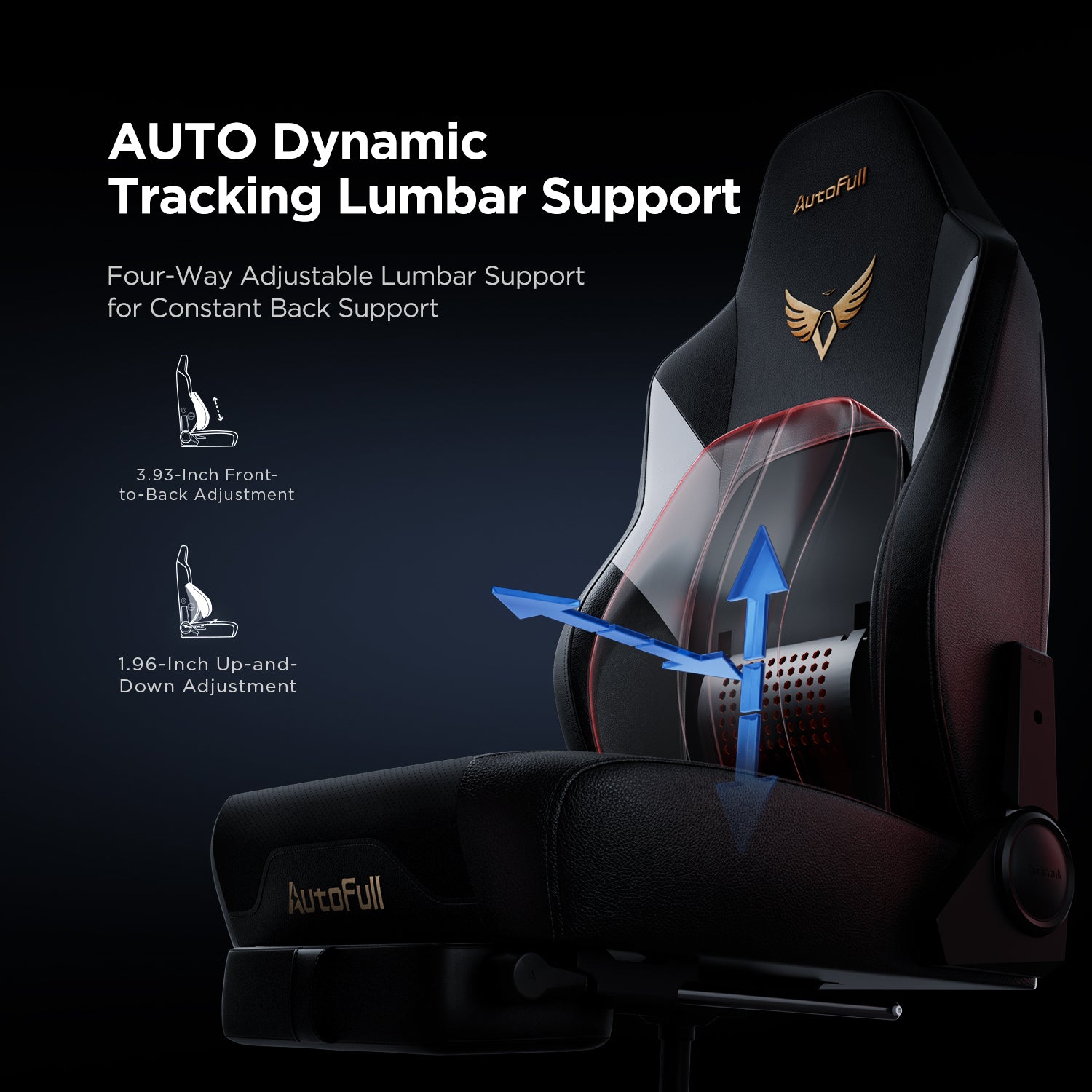 AutoFull M6 Pro Gaming Chair （Ventilation & Heating Cushion）